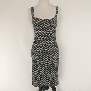 American Apparel Houndstooth Bodycon Midi Dress